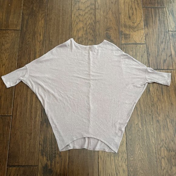 Jolie Tops Jolie Batwing Knit Dolman 34 Sleeve Sweater In Blush